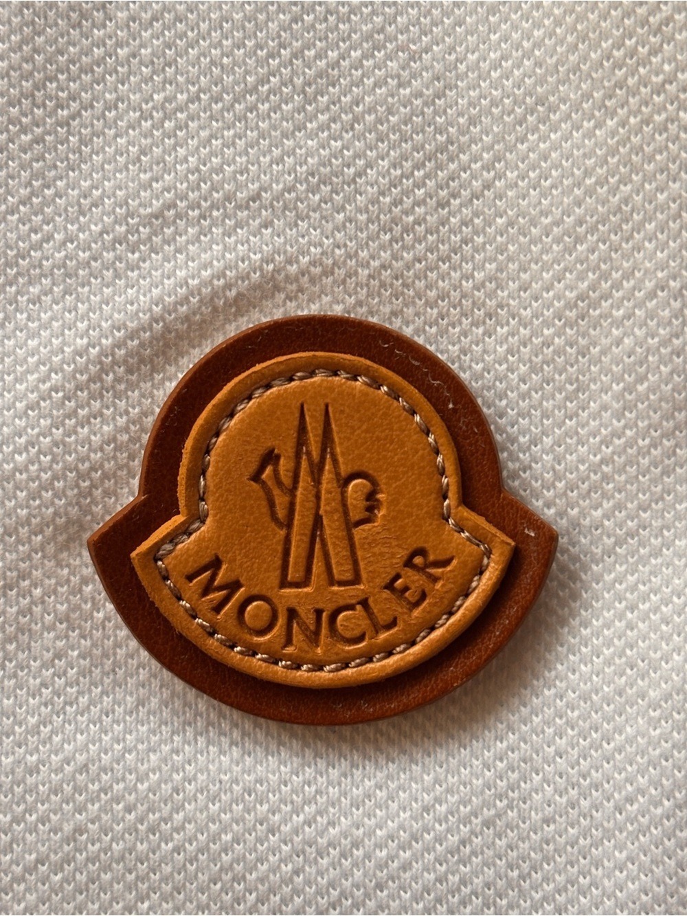 Moncler White Polo Shirt Large - Picture 4 of 7